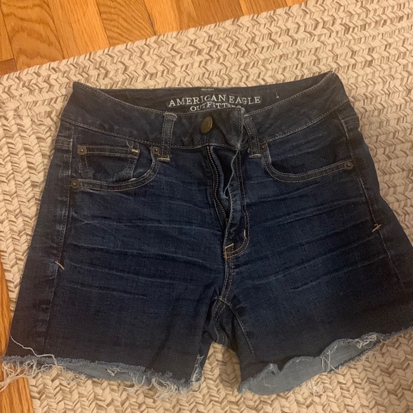 American Eagle Outfitters Pants - Gently worn high waisted jean shorts